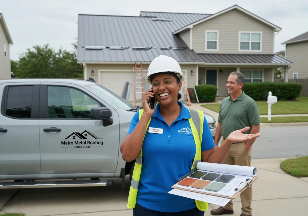 Storm Damage Metal Roof Repair in Stanwood, IA